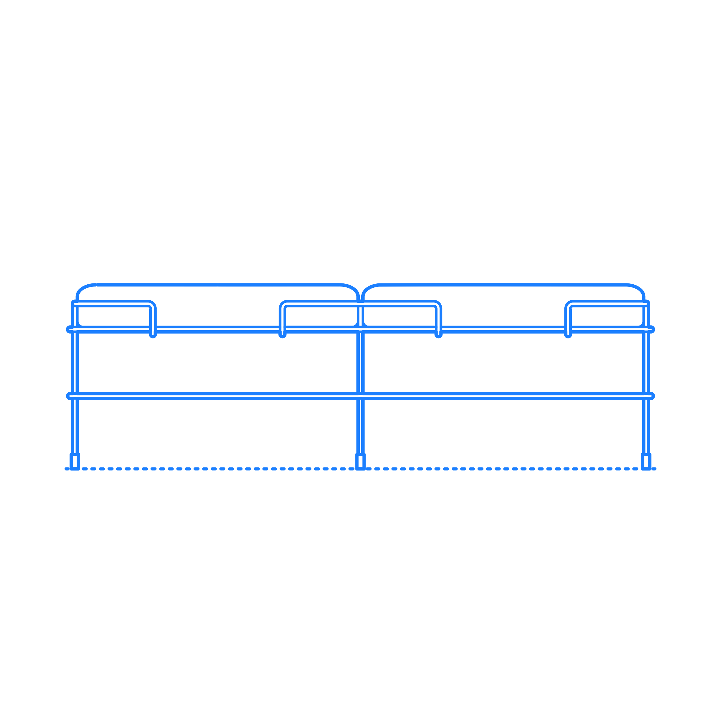 Furniture Benches Magis Traffic Bench 2 Seat Line Art Illustration Svg Free Vectors